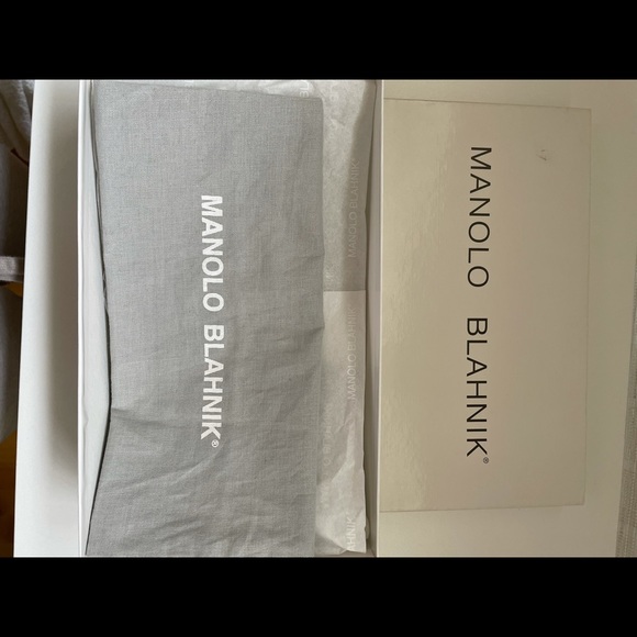 Manolo Blahnik Silver Pumps - Picture 8 of 11